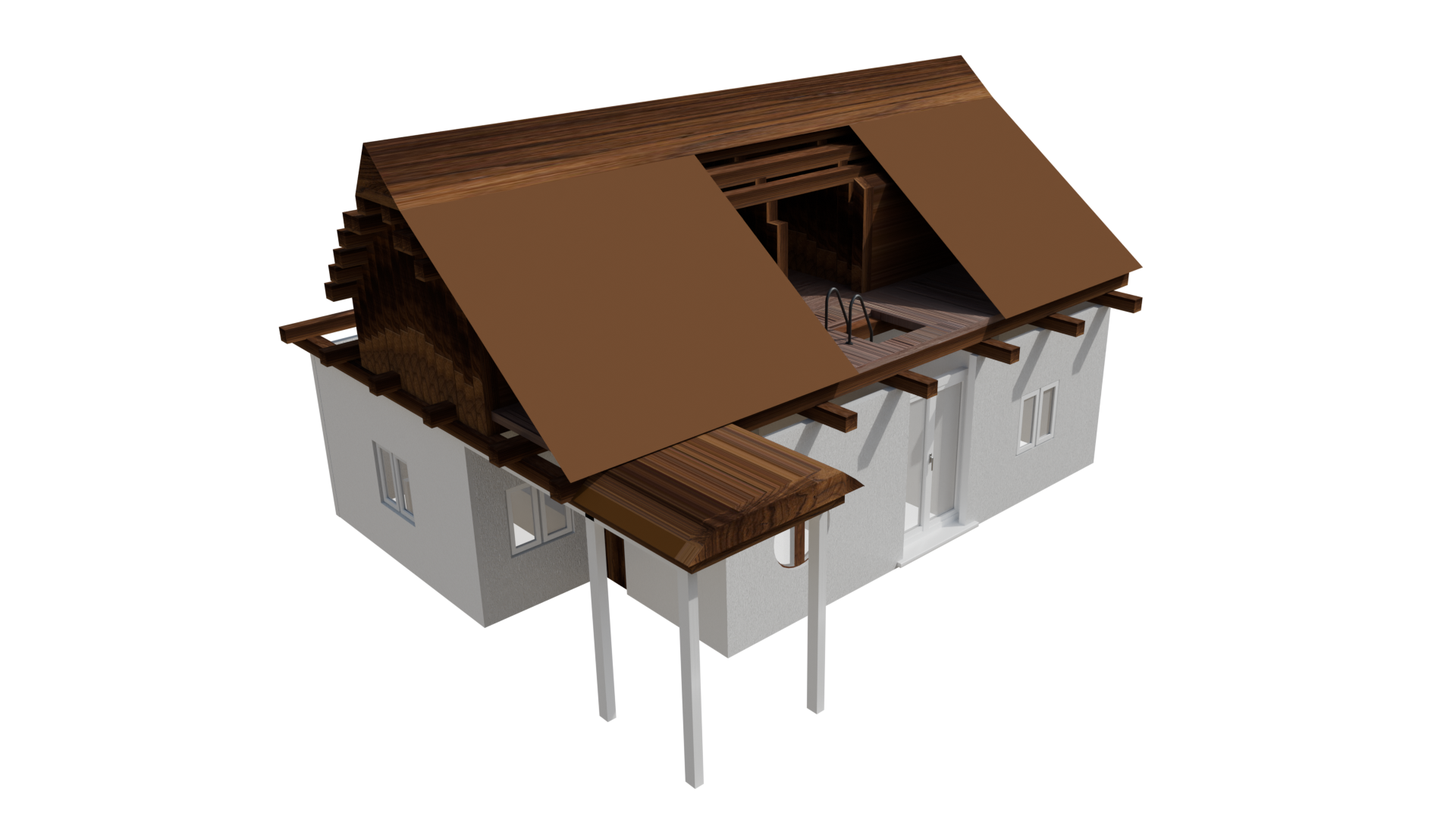 Maison d'habitaion en 3D