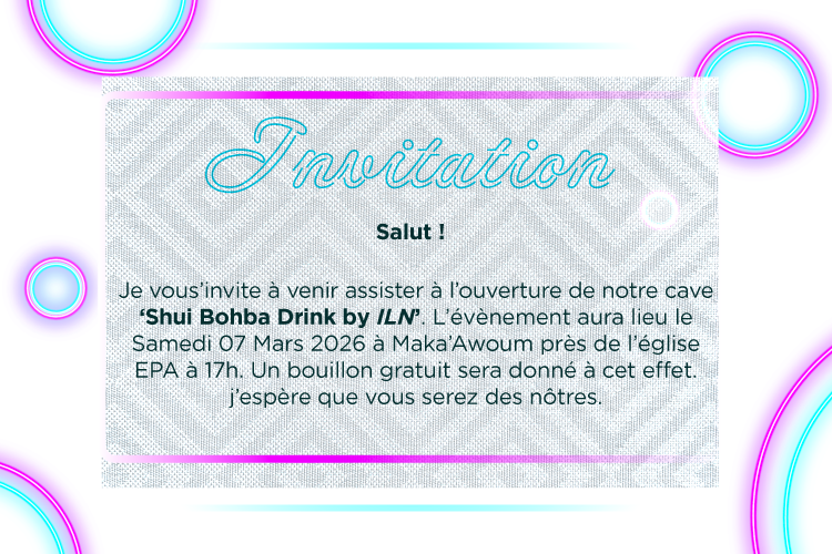 Billet d'invitation